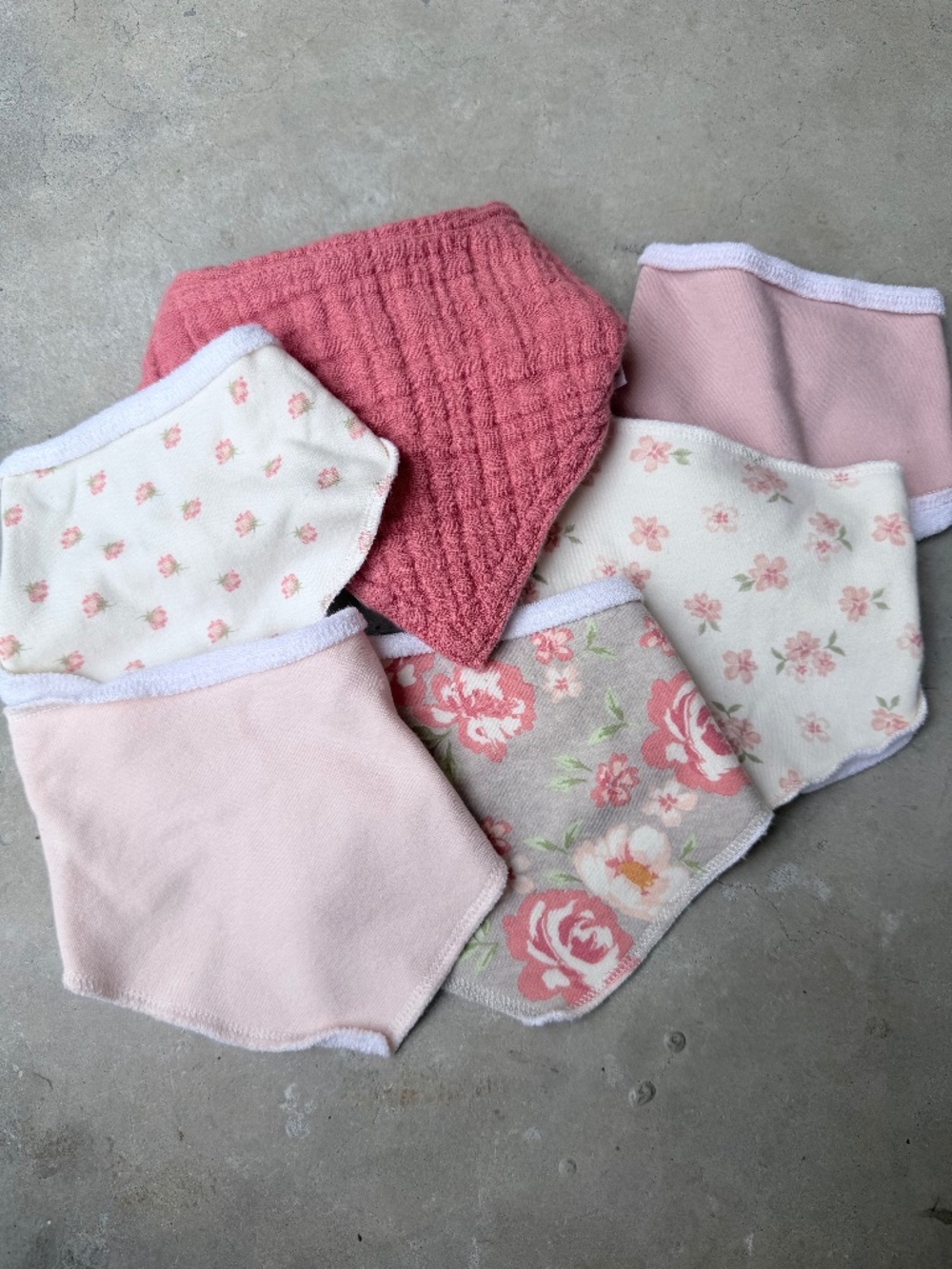 Lots of 6 Baby Bibs
